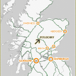 The area around Pitlochry where the Robertson Clan lived.